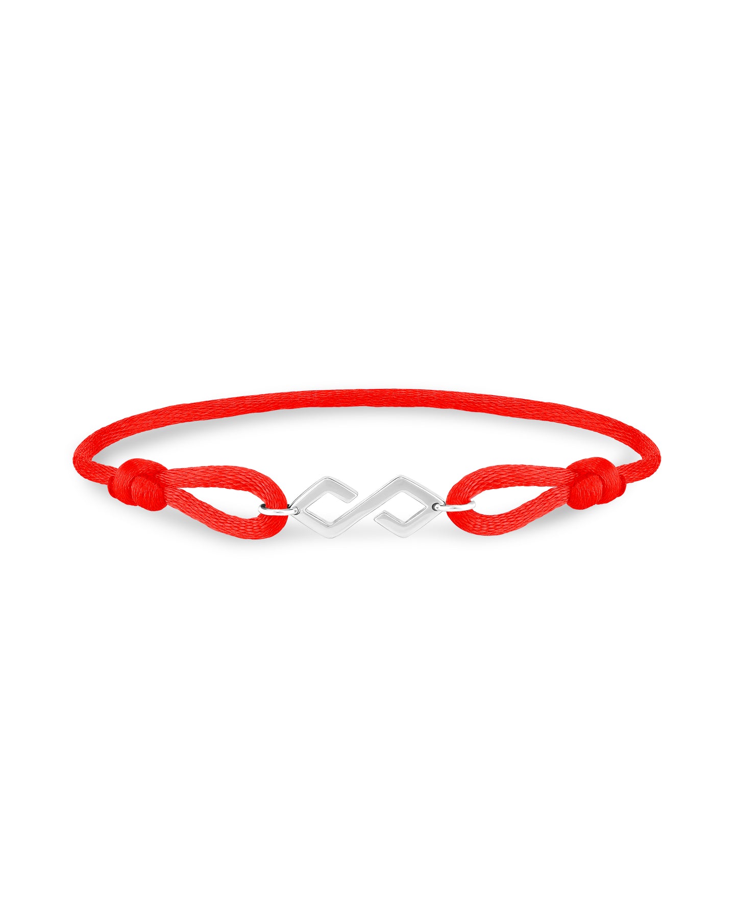 Bond Bracelet Silver - Red - KAREN WAZEN